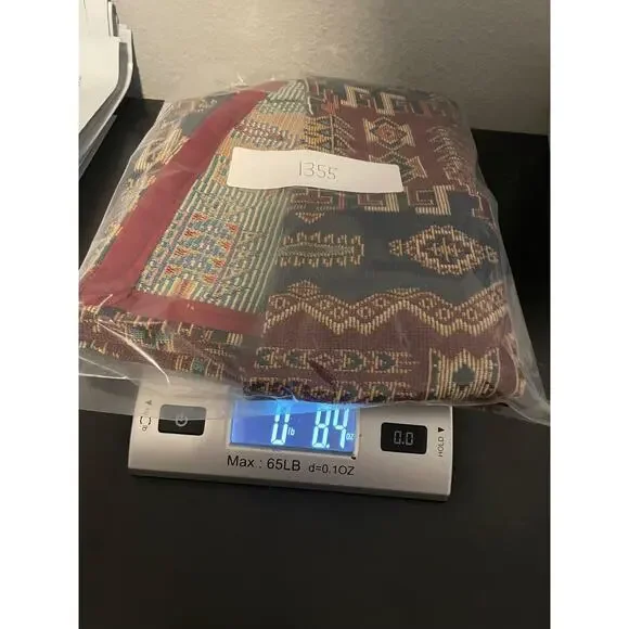 Vintage Carla New Mexico Vest Womens Large Button Up Multicolor Southwestern 90s - Picture 6 of 6